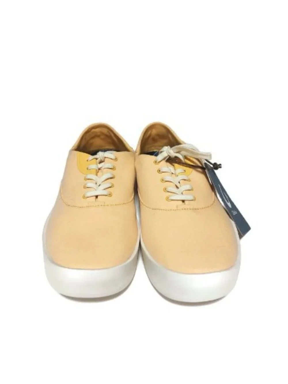 Olukai Tradewind Shoes Mens 12 Casual Lace Up Boat Beach Sneakers Solar Glow